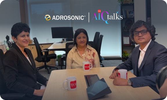 AIQ TALKS: Arundhati Bhattacharya, Chairperson & CEO, Salesforce India and Mayank, Founder & CEO, ADROSONIC